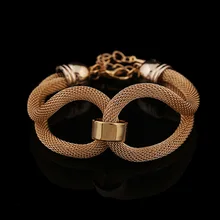 Прекрасным подарком женщин г-жа сша стиль браслеты 2 шт. браслеты цена от производителя женщин мода золотой цвет смешанный пряжка браслет