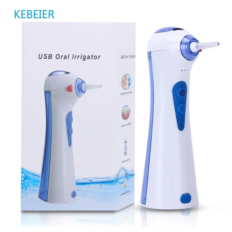 

120ml USB Rechargeable Tooth Oral Dental Irrigator Flosser Portable Floating Water Daily Collect Teeth
