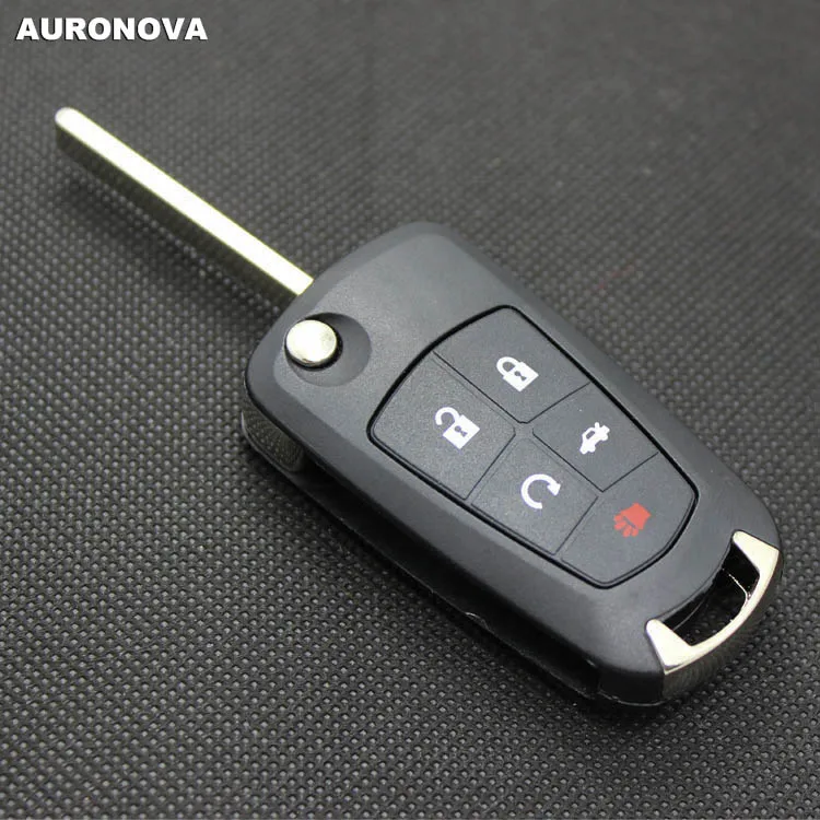 AURONOVA Новый апгрейд складной ключ оболочки для Opel Vectra 5 кнопок дистанционного