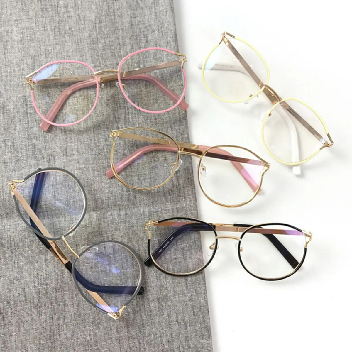 Пикантные женские круглые очки, оправа, модная металлическая оправа для очков, женские и мужские очки с прозрачными линзами, oculos de sol