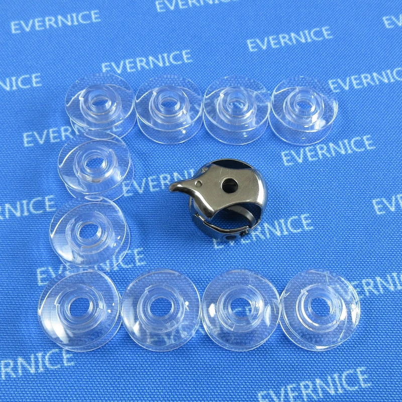 

BOBBIN CASE #4114962-01+10 BOBBINS for VIKING 100,1020,1030,1040,105,1060,120,150,180,185,190 21 950