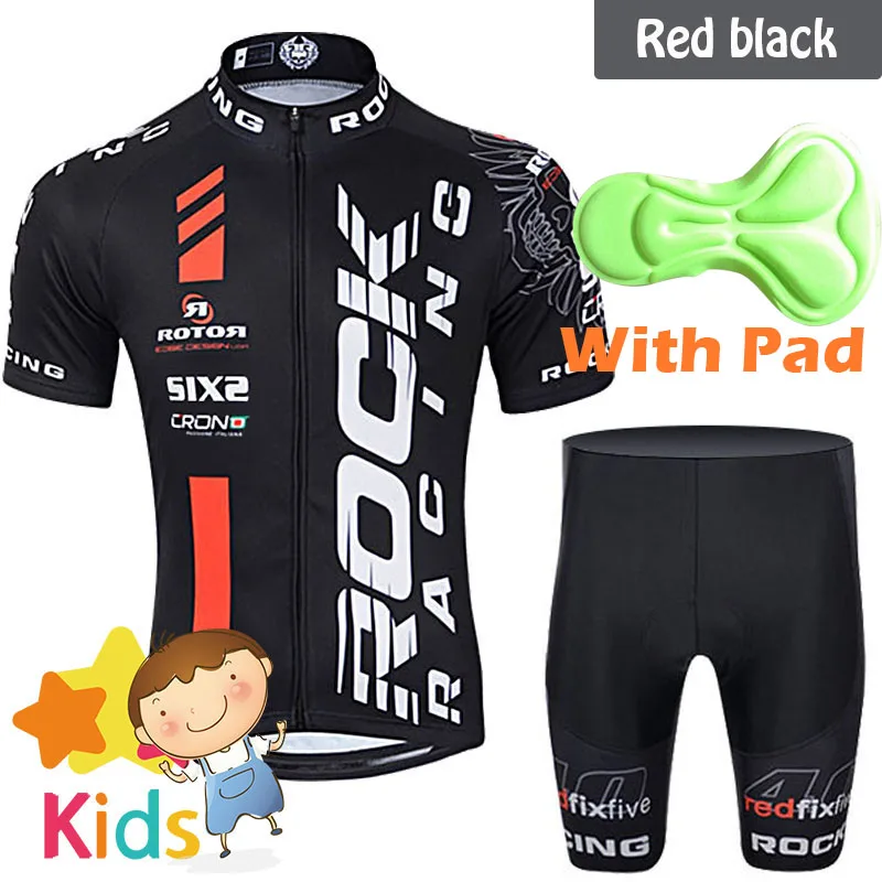 Pro Team Cycling Jersey Sets for Kids MTB Ropa Ciclismo Riding Wear Chlidren's Bicycle Jersey Clothing Mountain Bike Wear Boys