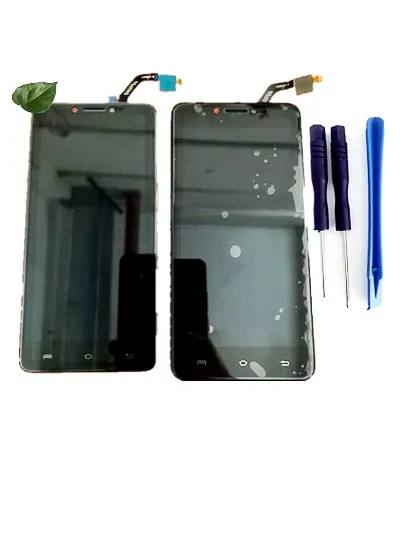 

Without/With frame For Micromax Canvas Bharat 5 LCD Display Screen Touch Screen Assembly Black Color with tools Tape