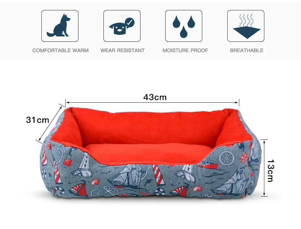 SILIKOLOVE Парусник в помещении самонагревающийся щенок Милая собачья кровать для маленьких средних и больших собак кровати и коврики camas para perro