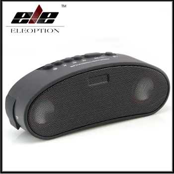 

ELE ELEOPTION Column Bluetooth Speaker FM Radio Portable Waterproof Outdoor Mini Wireless Bicycle Speaker+LED Light+Mounting
