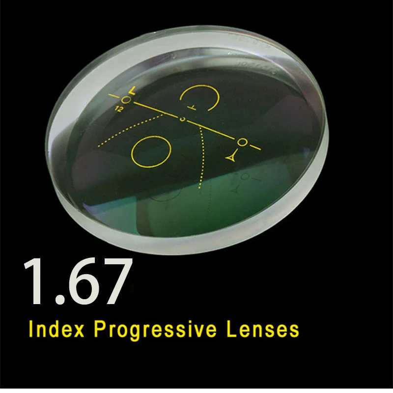 1.67 Resin Lens Optical Sun lenses Myopia Lens Progressive Multifocal