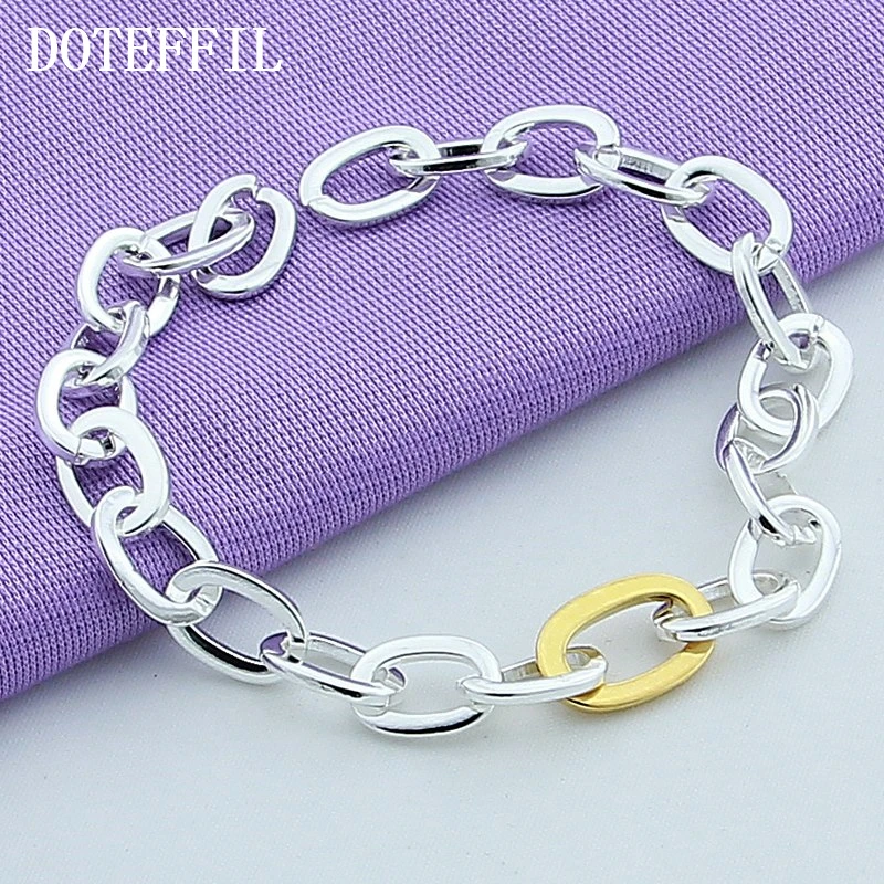 925 Sterling Silver Jewelry Fashion Jewelry Plated Silver Bracelet   Women