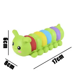 17 см Jumbo мягкими Caterpillar замедлить рост крем Ароматические стресса игрушка прекрасный мягкими игрушками Caterpillar комплект