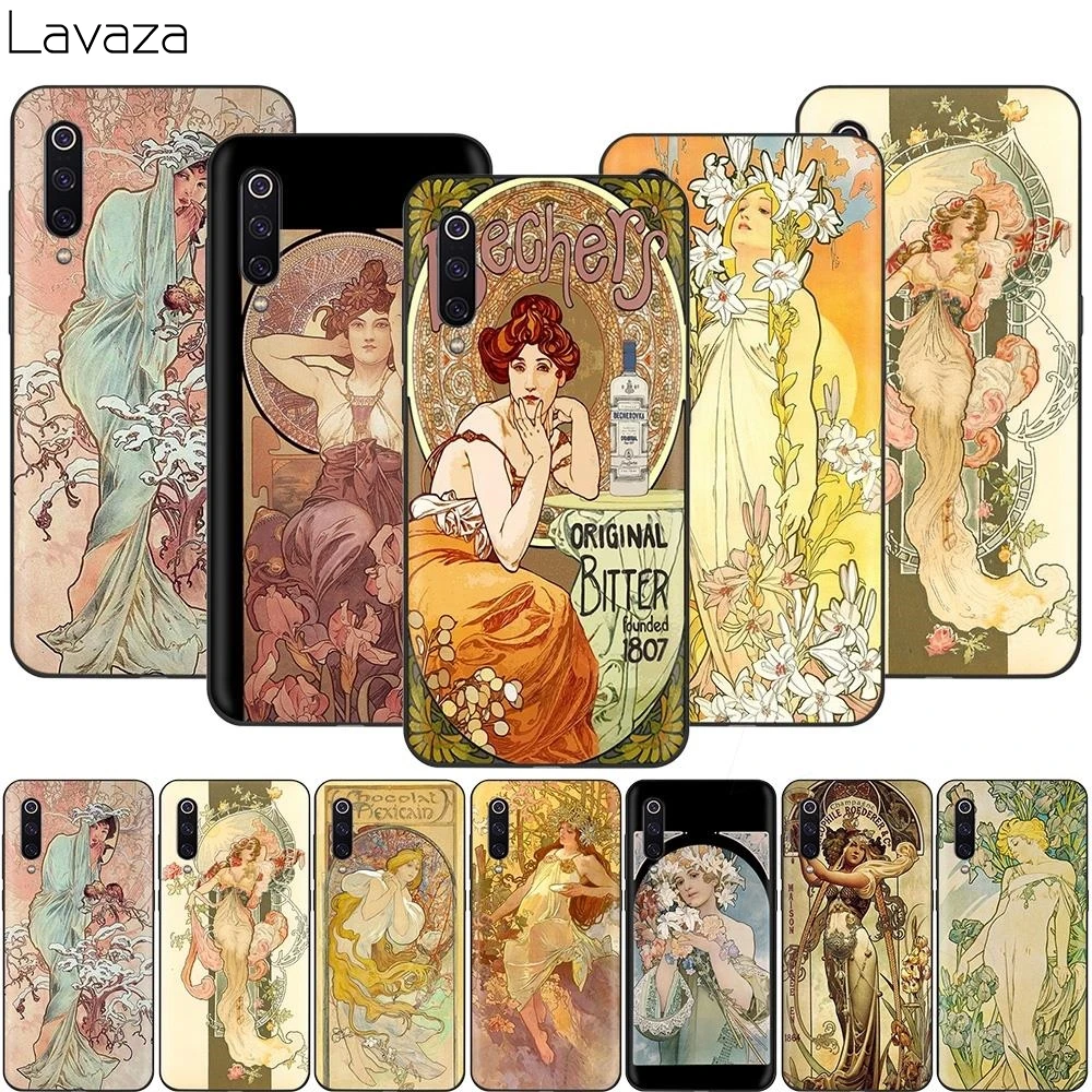 

Lavaza Alfons Mucha Primavera Case for Xiaomi Redmi Note 8 7 6 6A 5 5A 4 4X 4A Go Pro Plus Prime