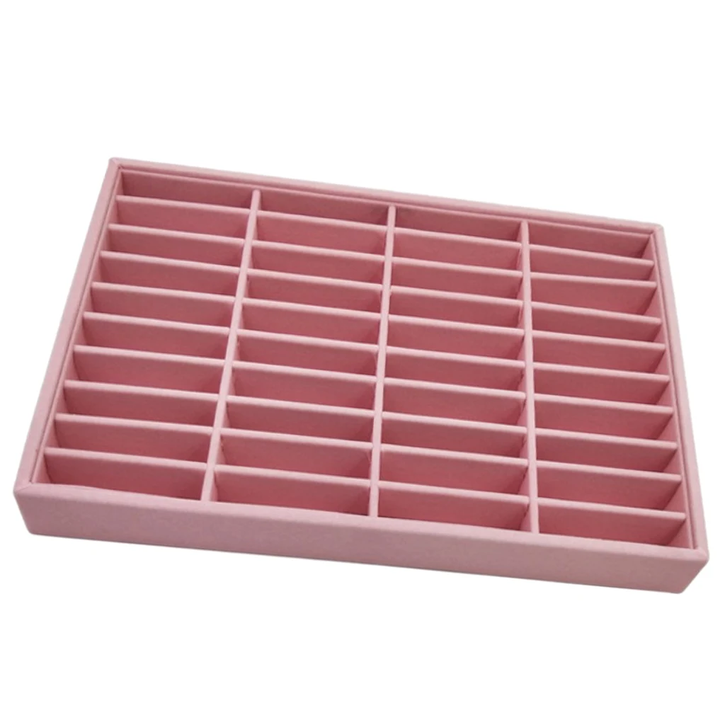 MagiDeal Men Women Jewelry Tray Showcase Display Bangle Wristband Organizer Bracelet Collection