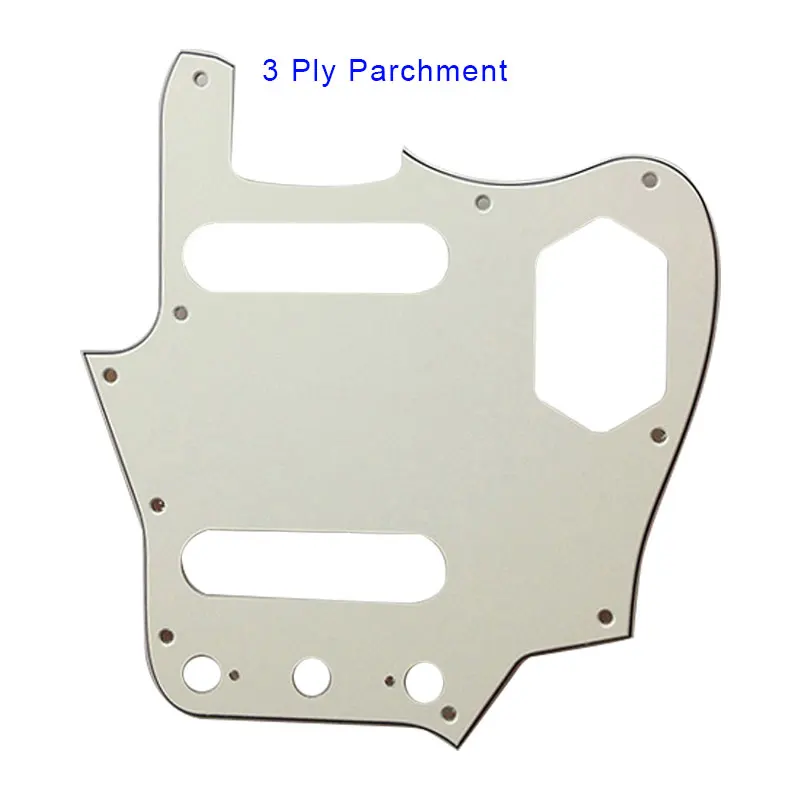 Guitar Pickguard Pleroo Guitar Scratch Plate 10 Scwer Holes US Jaguar Guitar Pickguard Scratch Plate Parts Multi Color Choice