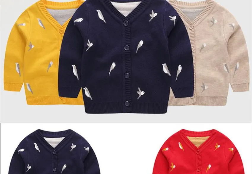 Alisenna/свитер для маленьких девочек детское зимнее пальто, свитер кардиган с длинными рукавами для малышей Кардиган для мальчиков и девочек, кардиган