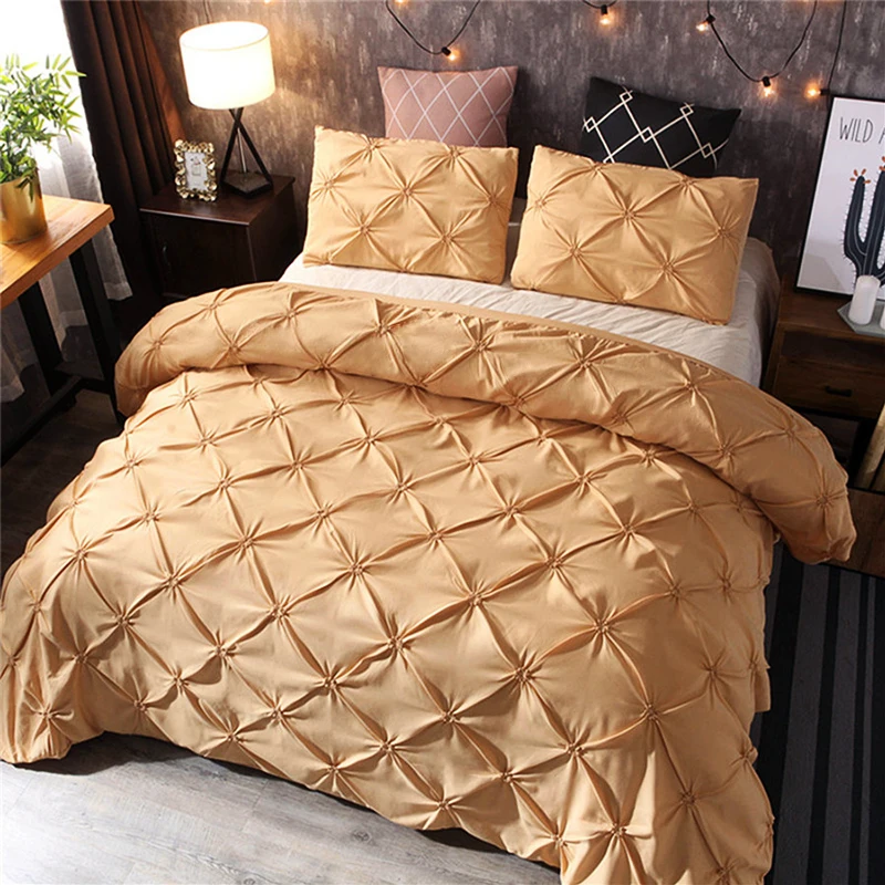 Denisroom, роскошный комплект постельного белья, серый пододеяльник, одноцветные покрывала, двуспальные кровати, одеяла, без простыни, XY51