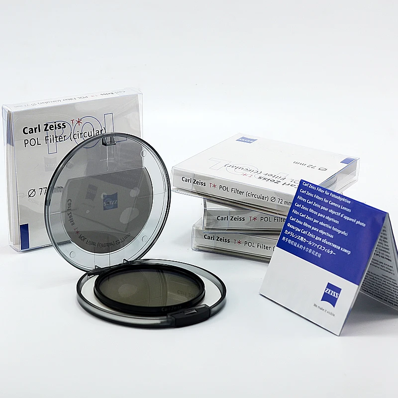 Оригинальный Круглый поляризационный фильтр Carl Zeiss T * POL 67 мм 72 77 82 Cpl многослойный