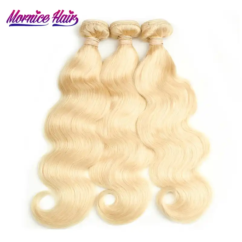 Mornice Brazilian Hair Weave Bundles Body Wave Blond Bundles Human