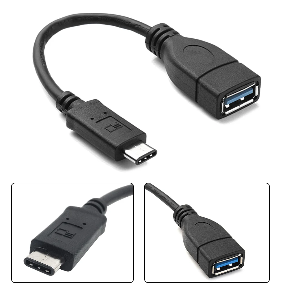 USB C 3 1 Type к USB3.0 OTG Кабель-адаптер для синхронизации данных Поддержка Реверсивный