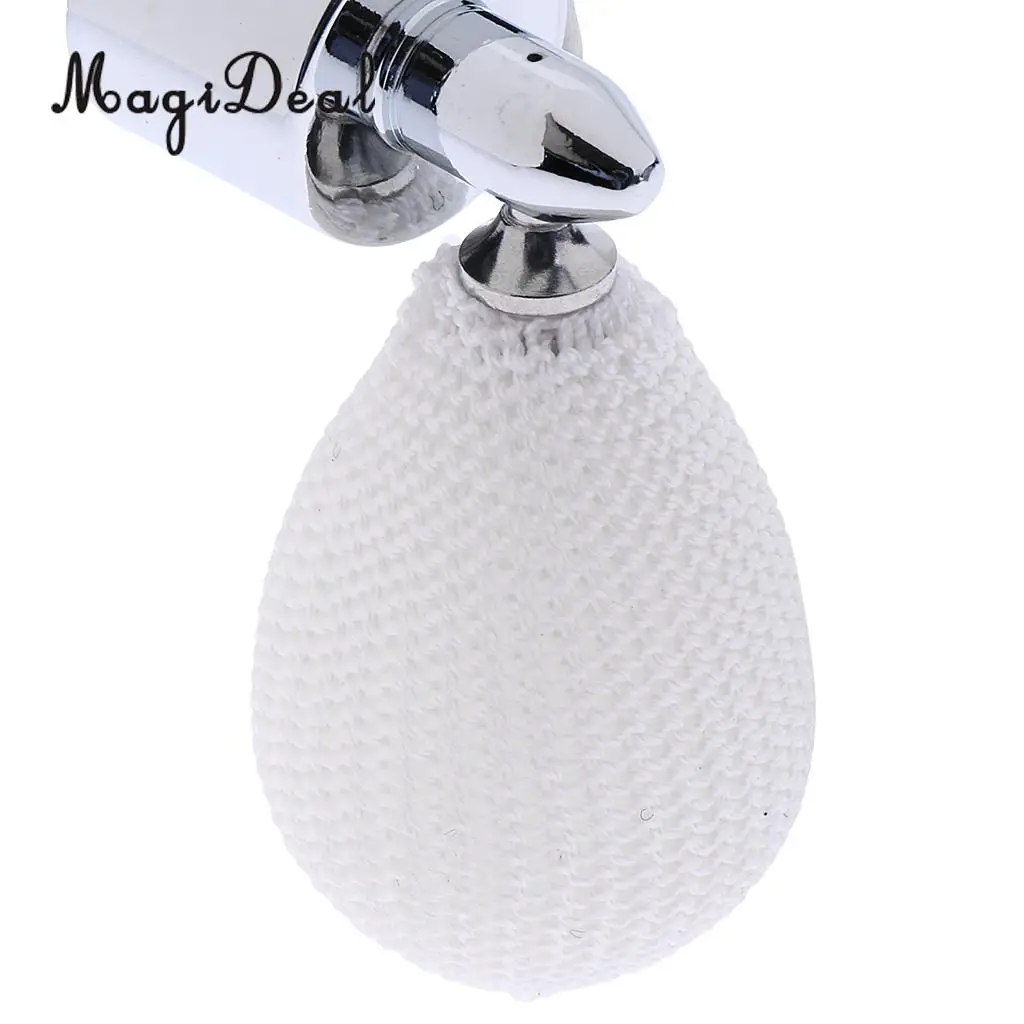 MagiDeal Hot sale Portable travel Vintage Glass Bottles Silver Cap Short Spray Atomizer Pump 18mm high quanlity