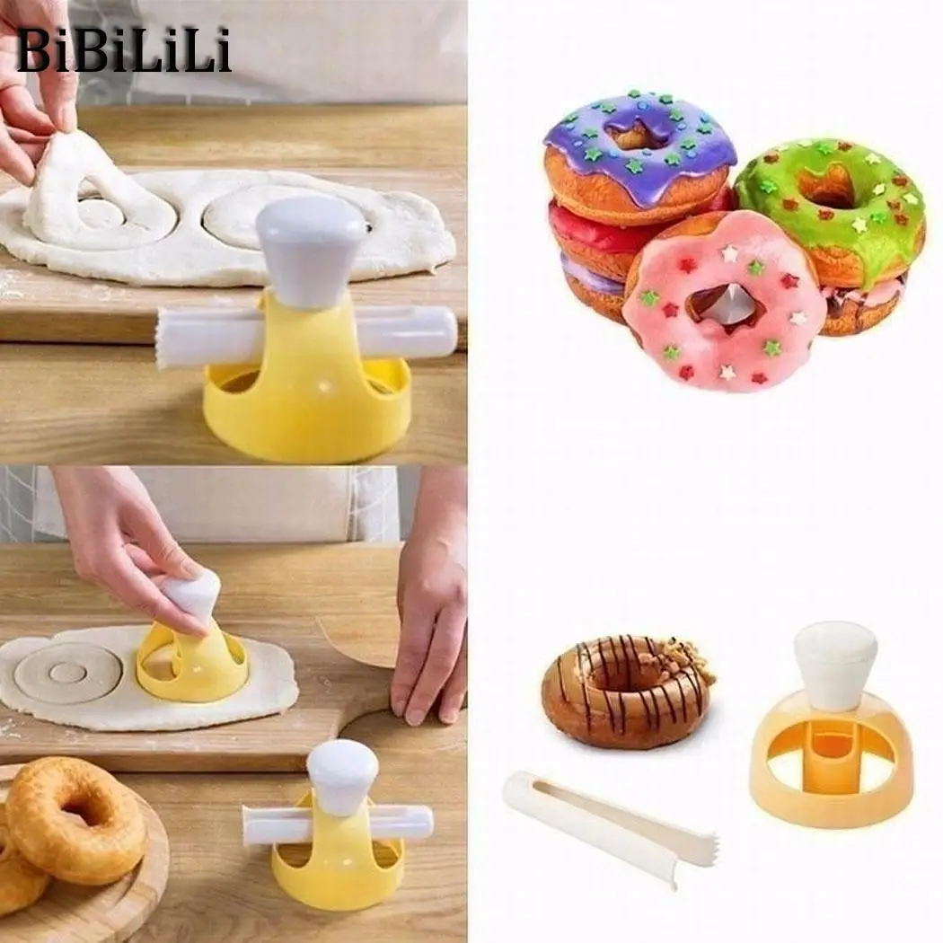 DIY инструмента Пончик Maker Резак формы десертов сладкий Еда выпечки хлебобулочных Cookie торт плесени Кухня Десерт инструмент
