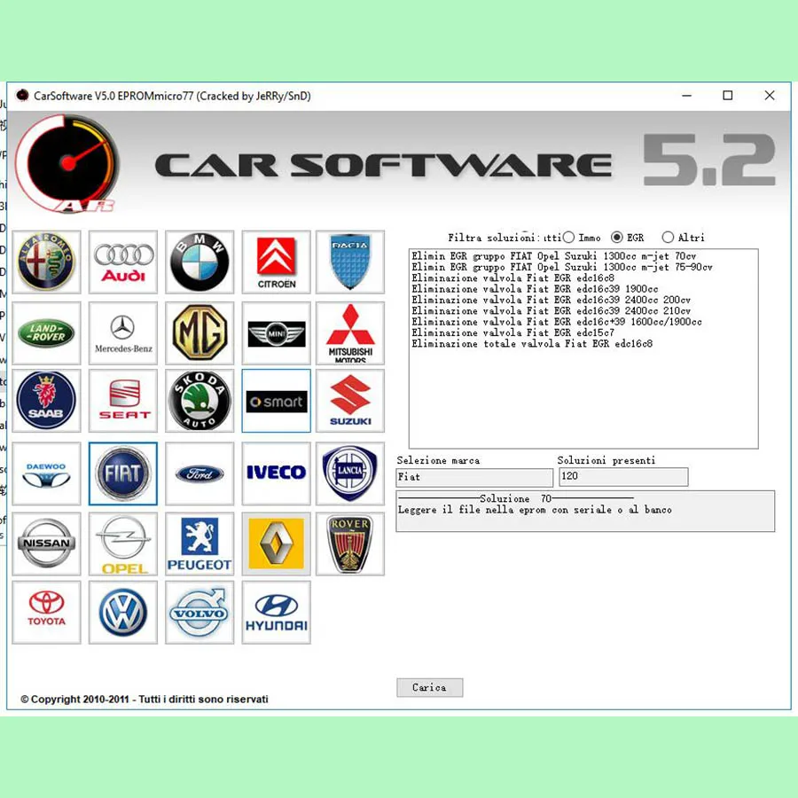 Автомобильное программное обеспечение V5.2 EPROMmicro77 активация CarSoftware 5 2 (Immo Off EGR и Hot