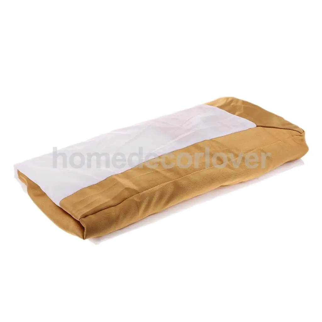 Luxury Plain Dyed Poly Polyester Platform Base Valance Sheet Bed Skirt Apron (Full, Queen, King Size Choice)