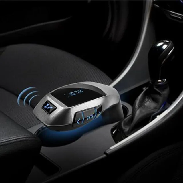 

FM Transmitter Bluetooth Car Kit MP3 Player Handsfree Call Radio Modulator With USB TF Speakerphone Car Charger For iPhone Redmi