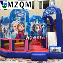 MZQ 5.5*4.5*4 Inflatable Castle Bouncy Obstacle Course Jumping House Inflatable Bouncy Trampoline