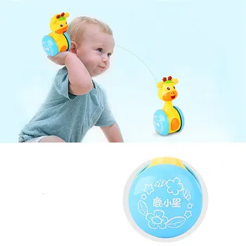 

Baby Rattle Tumbler Doll Baby Toy Sweet Bell Music Tumbler Learning Educational Toy Gift Baby Bell Baby Toy