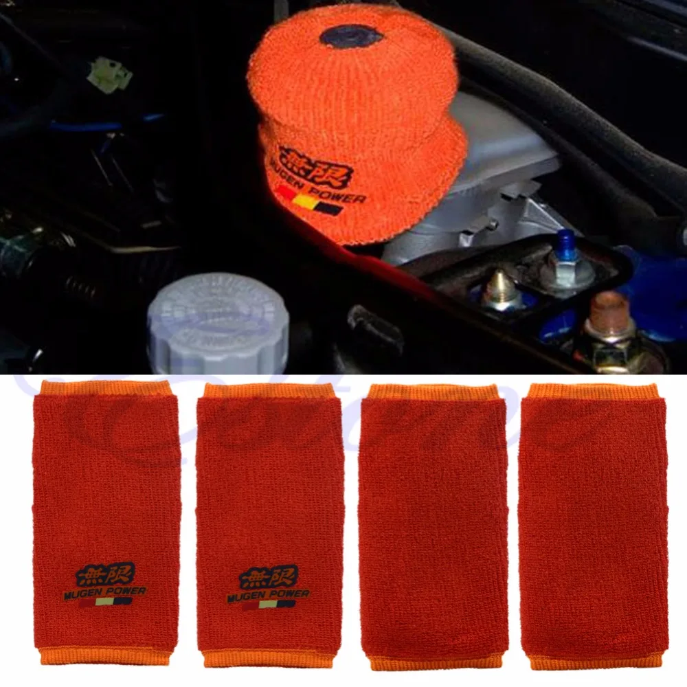 

2pcs New Fire Proof Mugen Tank Reservoir Cover Socks For Honda Acura Civic JDM