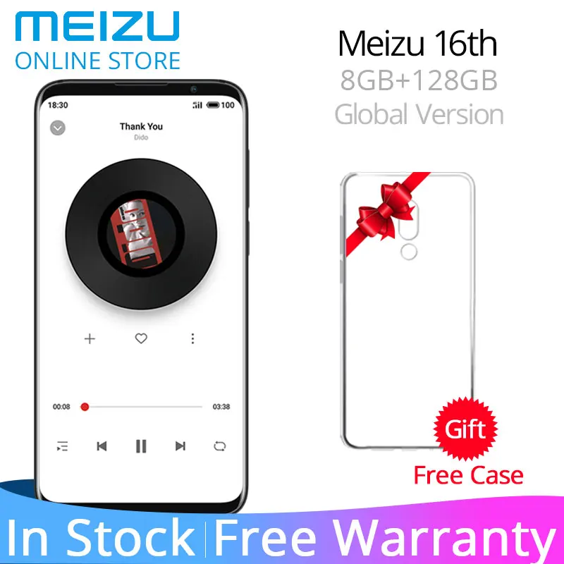 Глобальная версия Meizu 16th 16 th 8GB ram 128GB rom мобильный телефон Snapdragon 845 Octa Core 6 0 &quot2160x1080 P