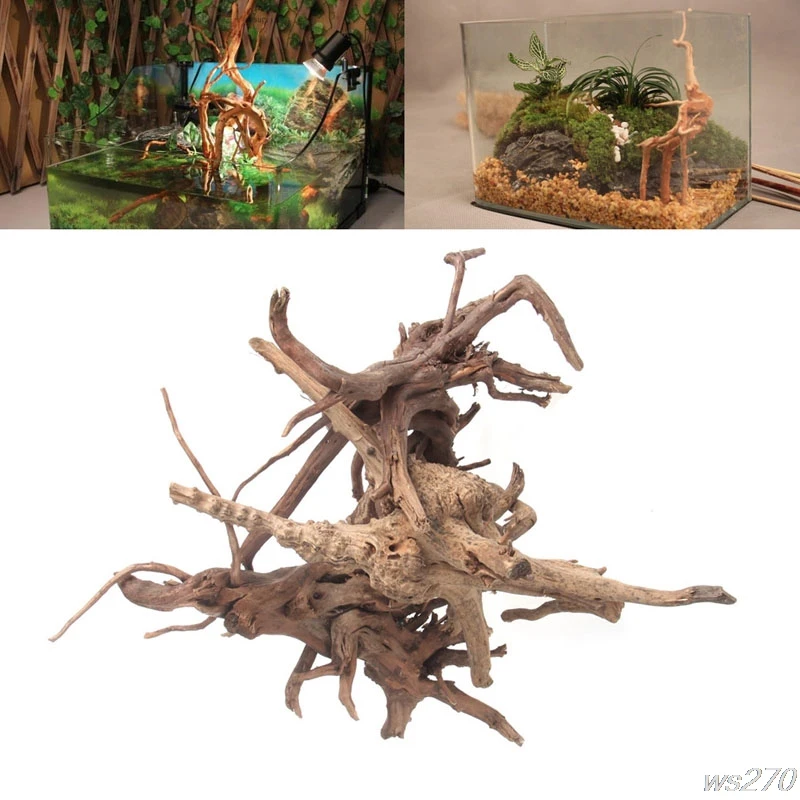 

Aquarium Decoration Wood Natural Trunk Driftwood Tree Aquarium Fish Tank Plant Stump Ornament Landscap Decor W15 Drop Ship