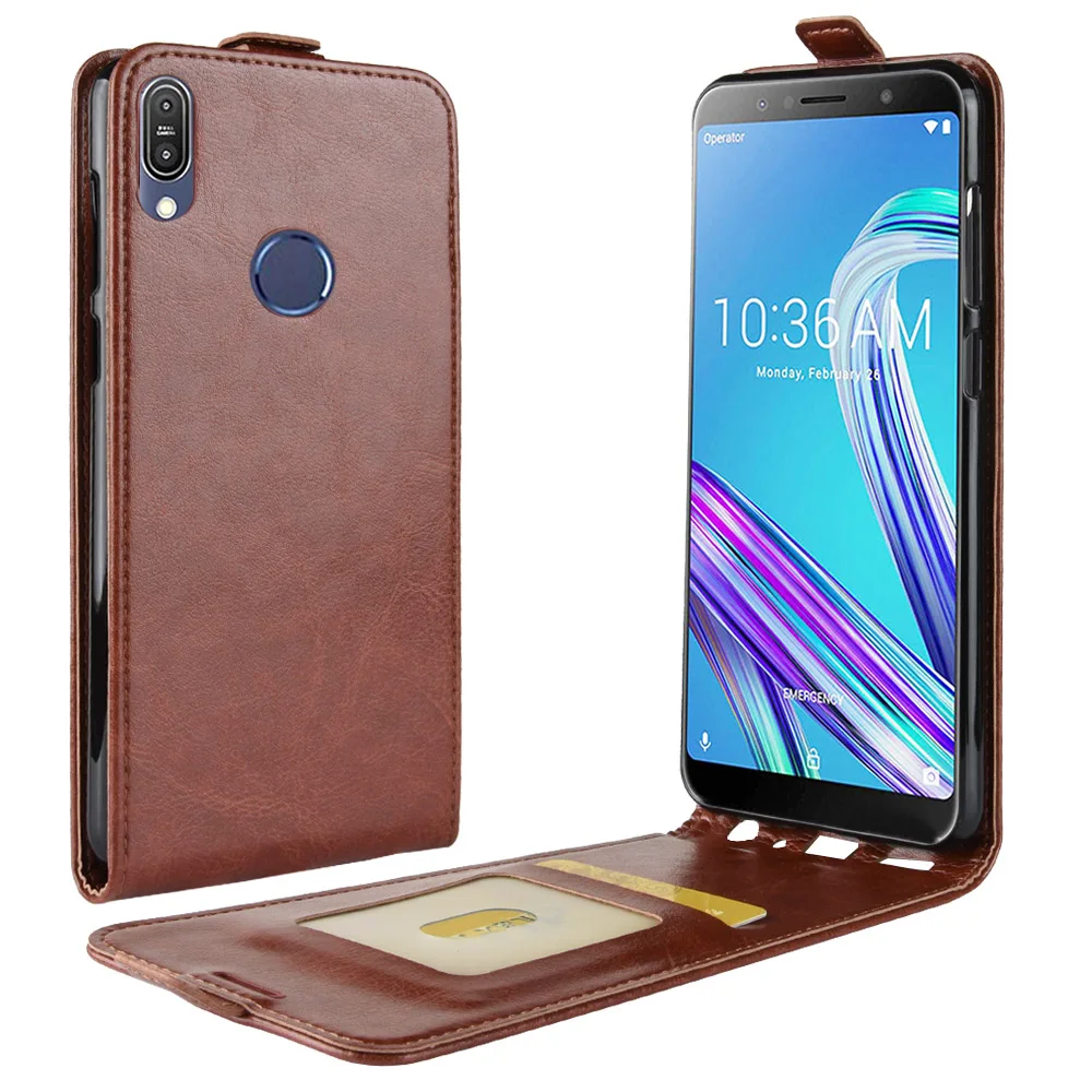 ZB601KL чехол для ASUS ZenFone Max Pro (M1) вниз открытый стиль чехлы Флип кожа толстый твердый