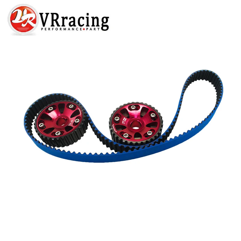 

VR RACING - HNBR Racing Timing Belt Blue + Aluminum Cam Gear Red FOR B18C Integra GSR / Type-R VR-TB1003B+6532R
