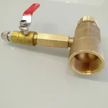 Латунь Медь мяч клапаны с 1/" Проверьте значение односторонней значение пропорционально пены жидкость смеситель для тушения пожара коробка аксессуары