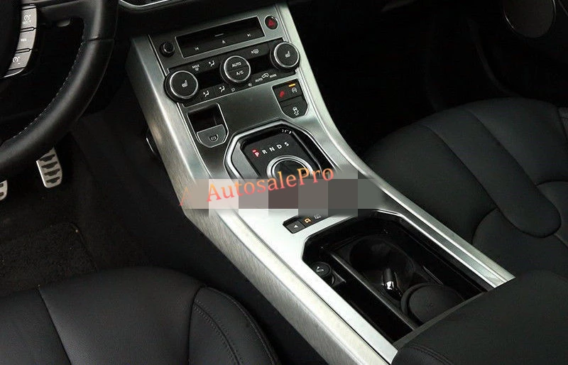 

2Pcs ABS Matt Console Centre Gear Box Panel Frame Cover Trim For Land Rover Range Rover Evoque 2011 12 13 14 15 2016