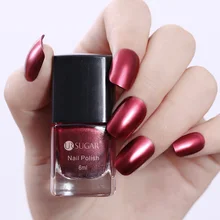 Ur Sugar 6 мл Лак для ногтей металлик великолепный зеркальный эффект красный синий зеленый блестящий металлический лак для маникюра Лак для ногтей 5 цветов