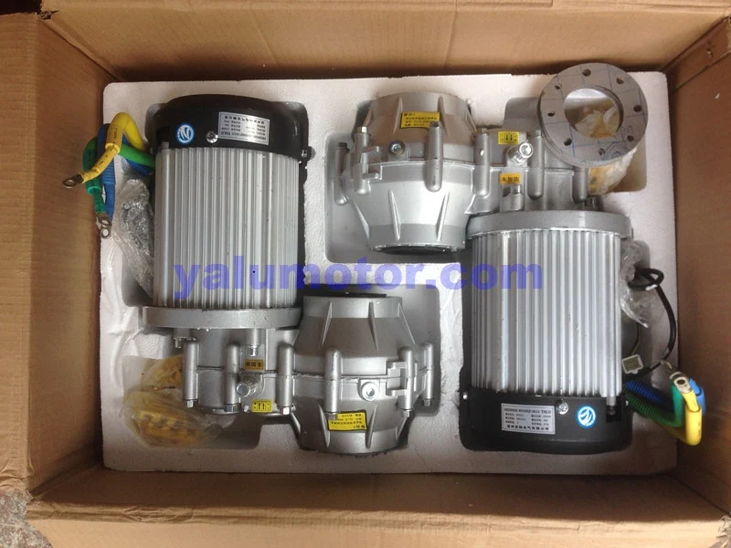 Clearance 1500W 1800W 2200W 60V 72V Differential Electric Motorized Tricycle Rickshaw BLDC Motor BM1424HQF for E Trike Mini Electric Car 5