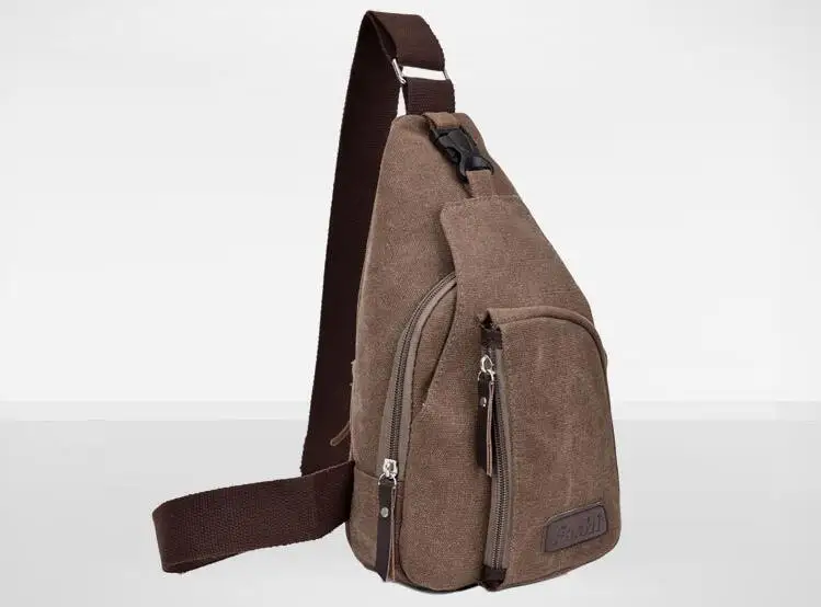 Модная сумка для человека Повседневное Сумка груди Холст Crossbody Back Pack Для мужчин мужская Сумка многофункциональная сумка