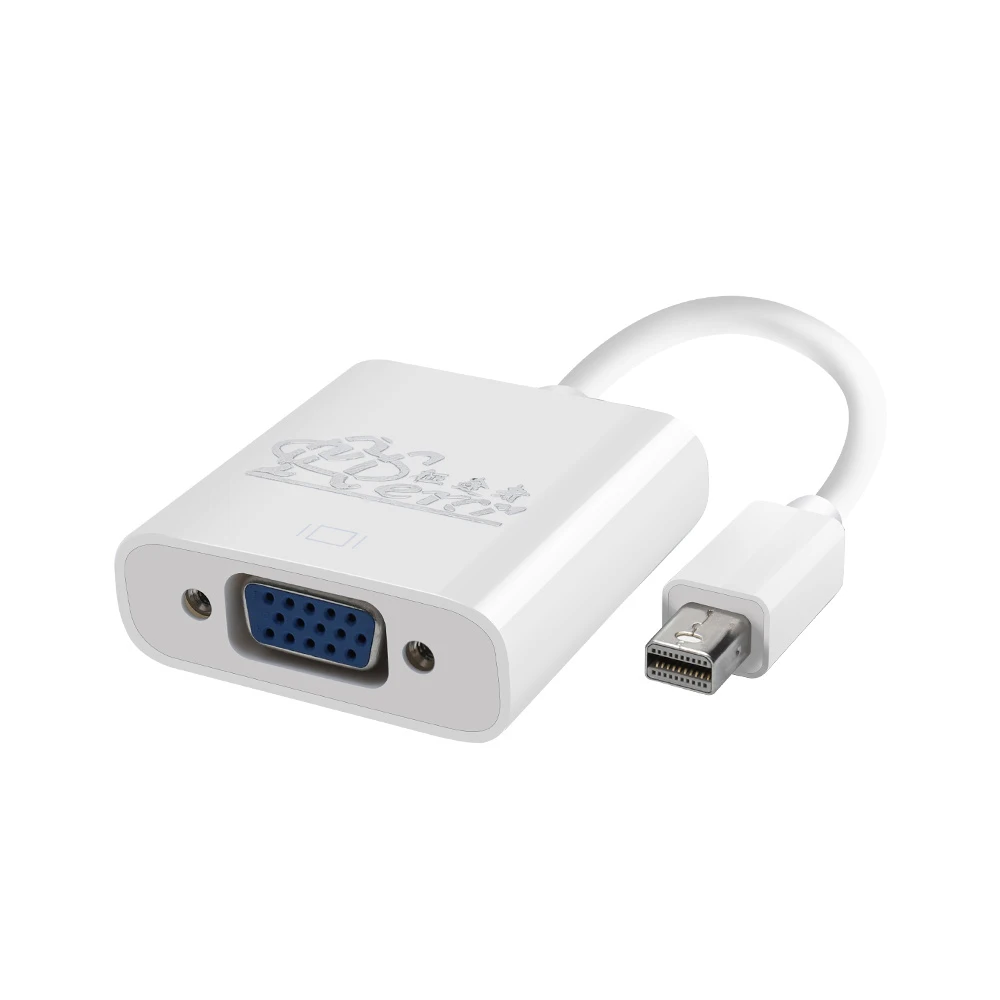 

Mini DP to VGA Adapter Thunderbolt 2 Converter DP Cable for MacBook Air 13 Surface Pro 4 Mini DP VGA DONGLE MINI DISPLAYPORT VGA