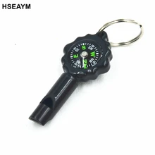 HSEAYM Diad пластиковый компас свисток Ключ Пряжка автомобиль Кемпинг Туризм руководство по применению портативный компас