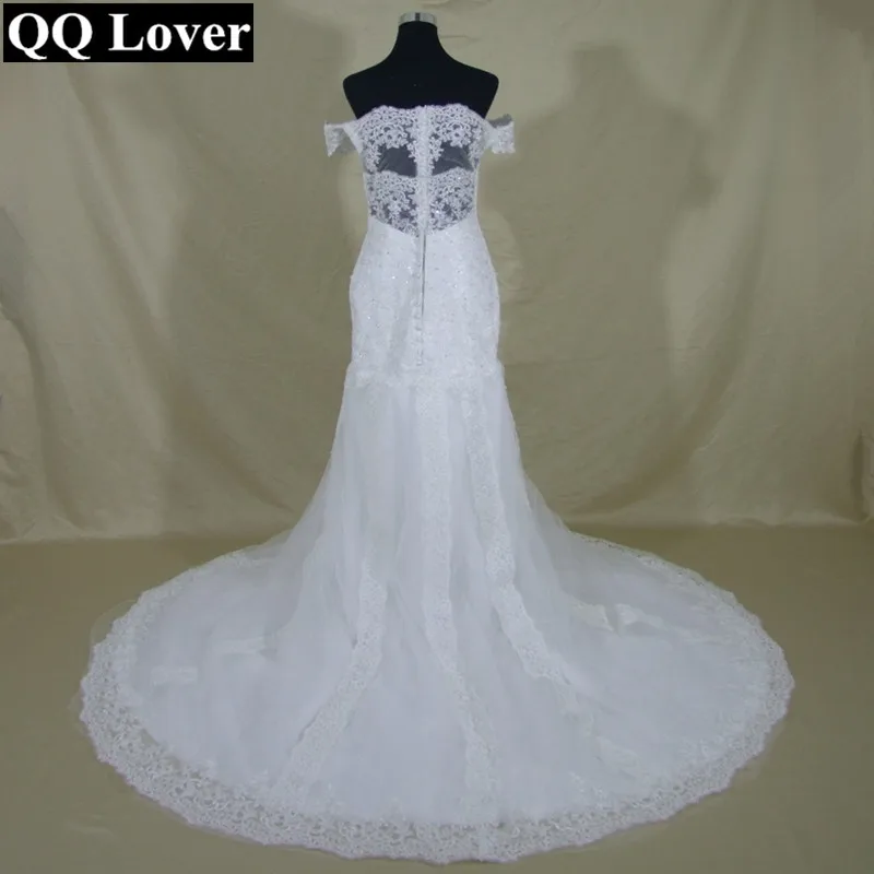 QQ Lover 2019 Vestido De Noiva Sereia свадебное платье Sexy Back кружево Свадебные платья с аппликацией Русалка Свадебные платья