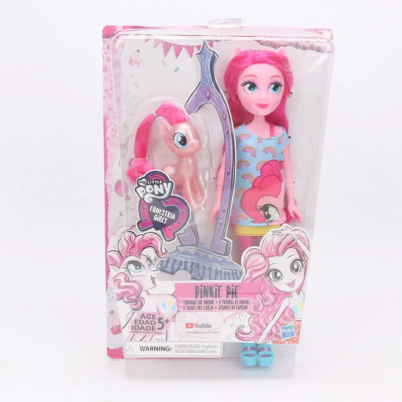 28 см игрушки My Little Pony Equestria Girls Twilight Sparkle ПВХ Набор фигурок Пинки Пай Коллекционная модель куклы игрушка подарок