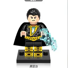 100 шт. xh557 Super Heros Jaune Lumiere l'epouvantail Noir Adam Vert Lanten Firestorm Blocs de conконструкция Pour Enfants x0153
