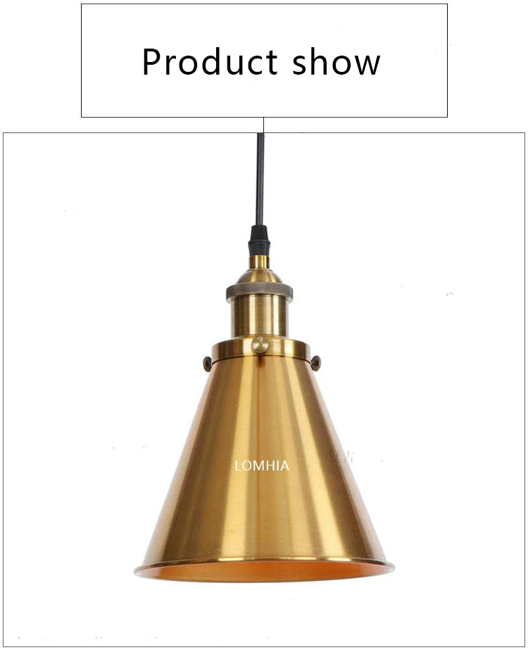 Modern Loft Pendant Lights Retro Industrial Edison Vintage Lamp13
