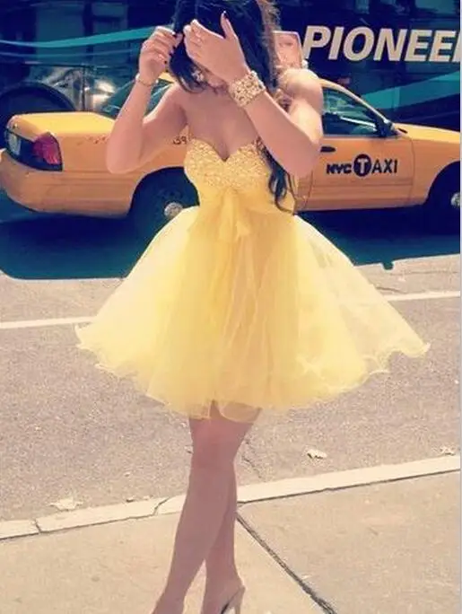 Short Puffy/Prom Dresses 2015 