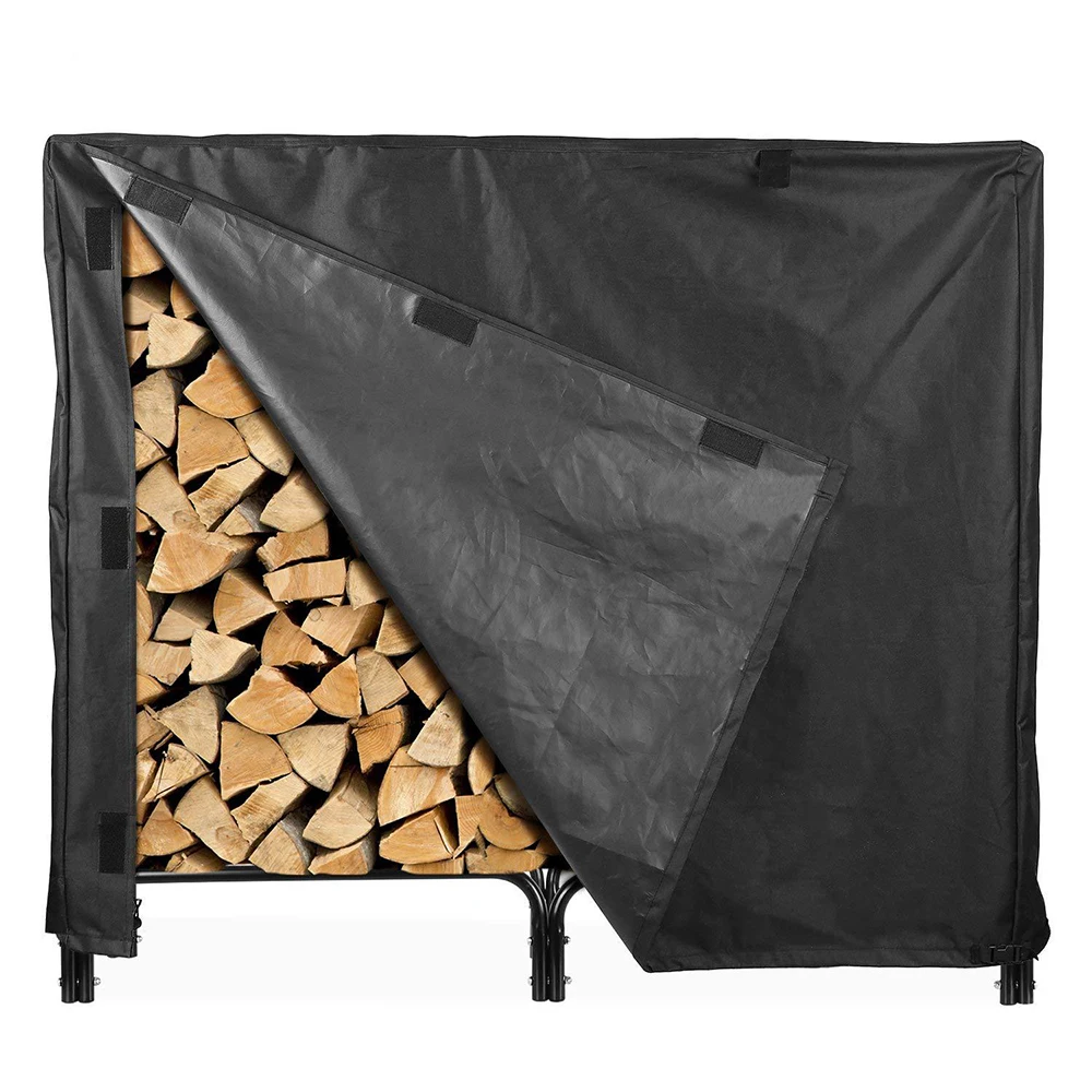 2 Size Log Rack Dust Covers Waterproof Firewood Wood Heavy Duty Storage