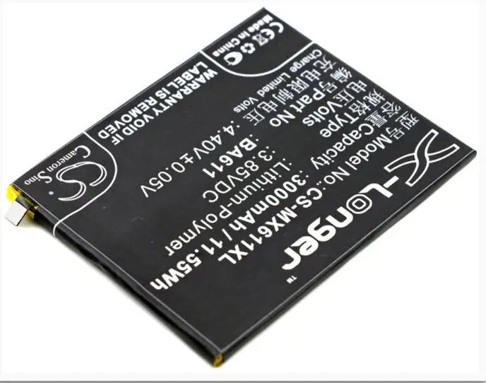 Cameron Sino 3000Mah Batteria Per Meilan 5 M5 Per Meizu M5 Dual Sim M611 Meilan M5 Ba611 Mobile, Batteria Dello Smartphone