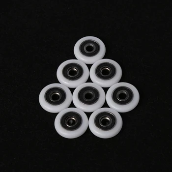 

8 Pcs Shower Door Rollers Wheels Runner Pulleys Replacement Parts 23mm Diameter