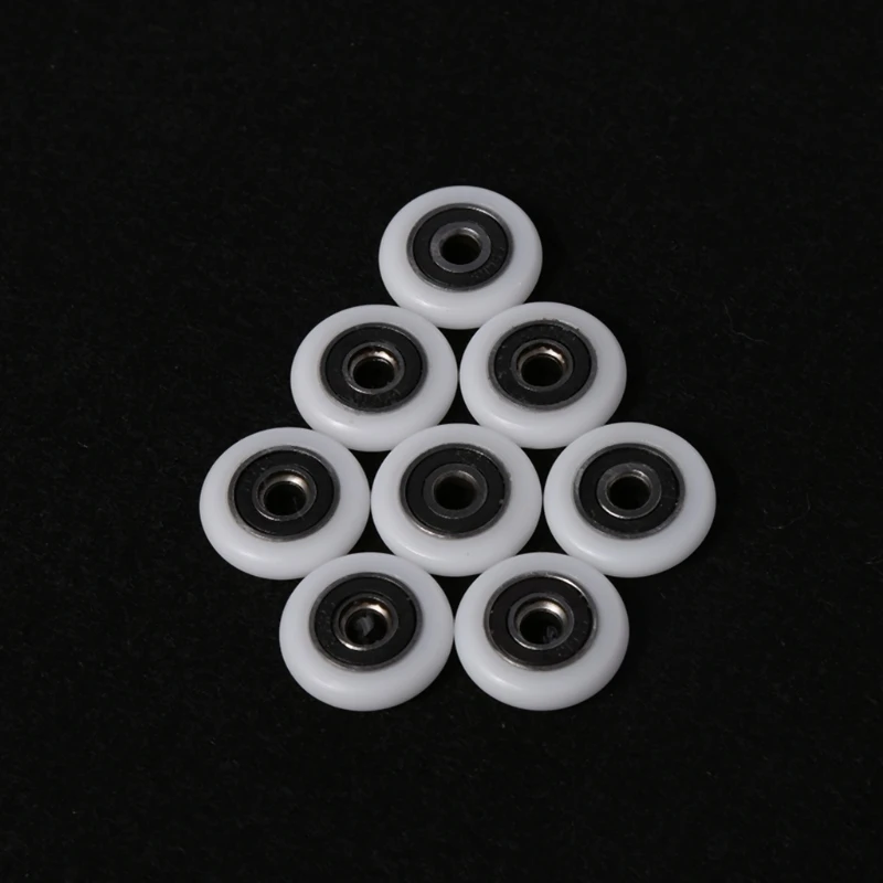 8 Pcs Shower Door Rollers Wheels Runner Pulleys Replacement Parts 23mm Diameter 8 Pcs Shower Door Rollers Wheels Runner Pulleys Replacement Parts 23mm Diameter