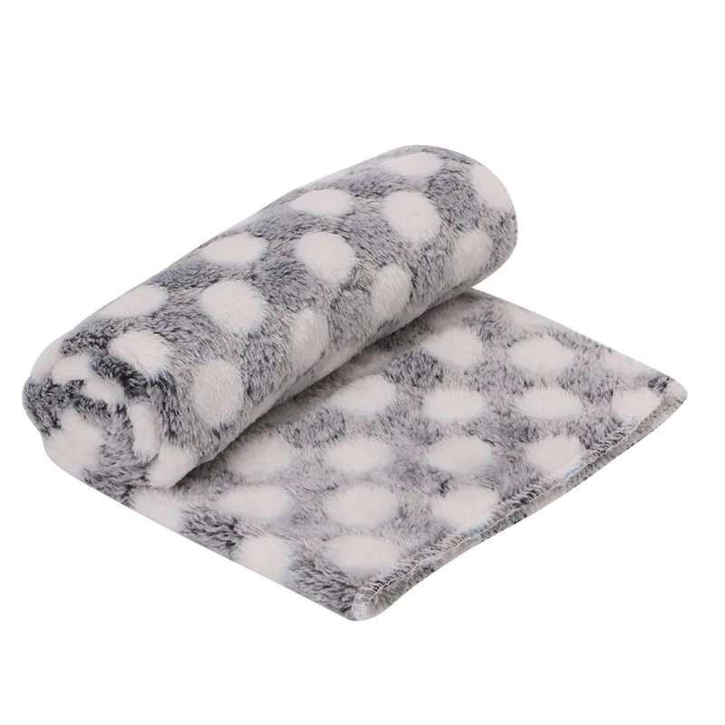 

Pet Blanket Dog Puppy Kitten Cat Bed Pad Cute Animal Gift Warm Soft Flannel Mat