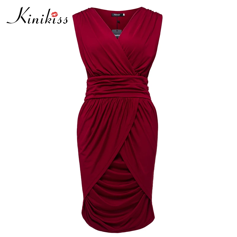 Kinikiss Для женщин Лето Bodycon деловая модельная одежда женские вечерние